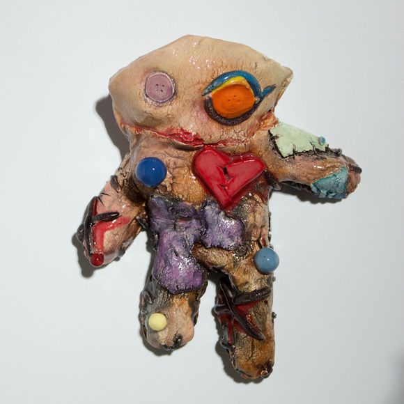 Voodoo Doll ceramics vesssel